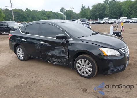 2014 Nissan Sentra S from USA, damaged, VIN 3N1AB7AP1EL686503